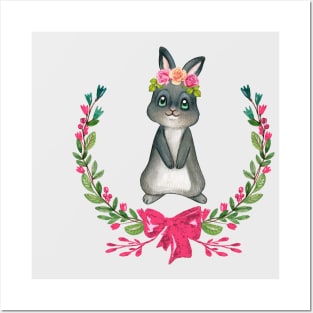 Bunny Rabbit Cute love Posters and Art